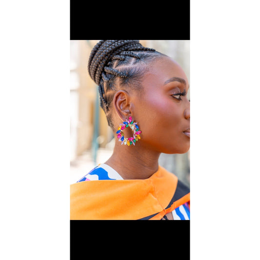 Nina Earrings-accessories - London Glam Boutique