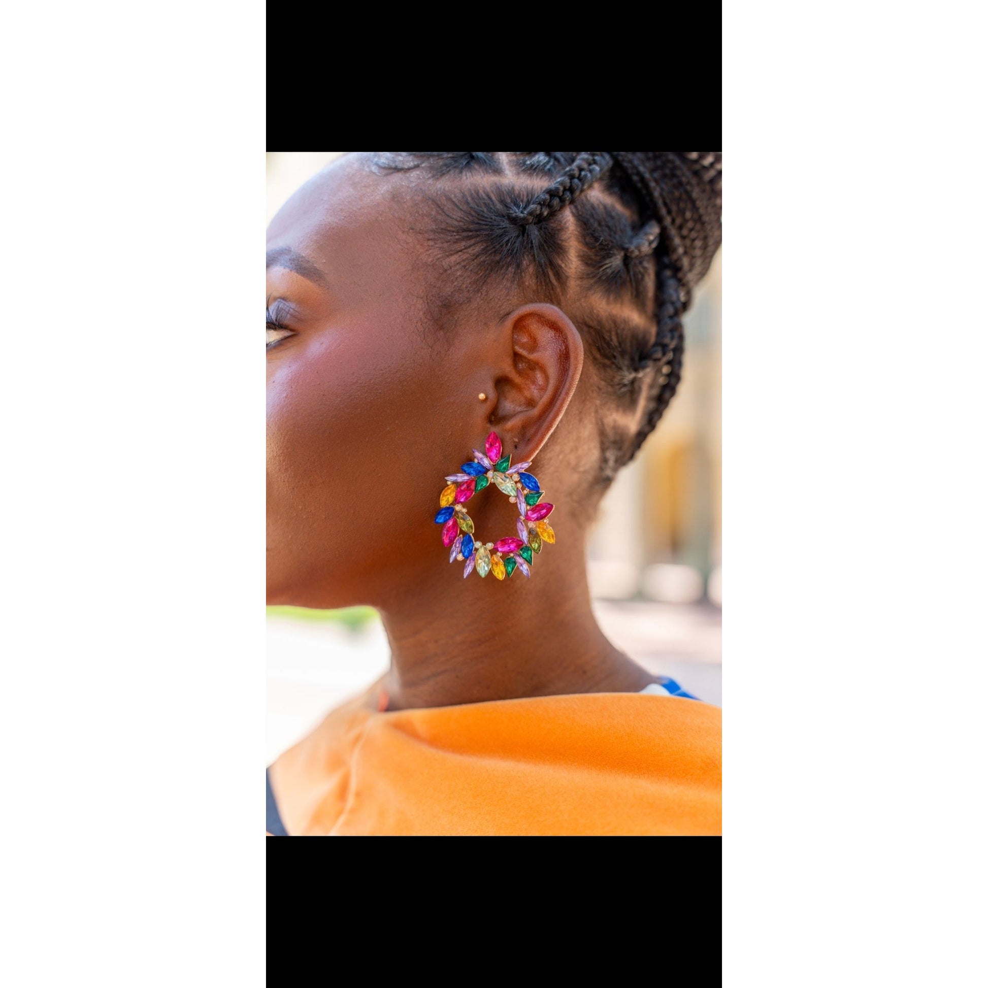 Nina Earrings-accessories - London Glam Boutique