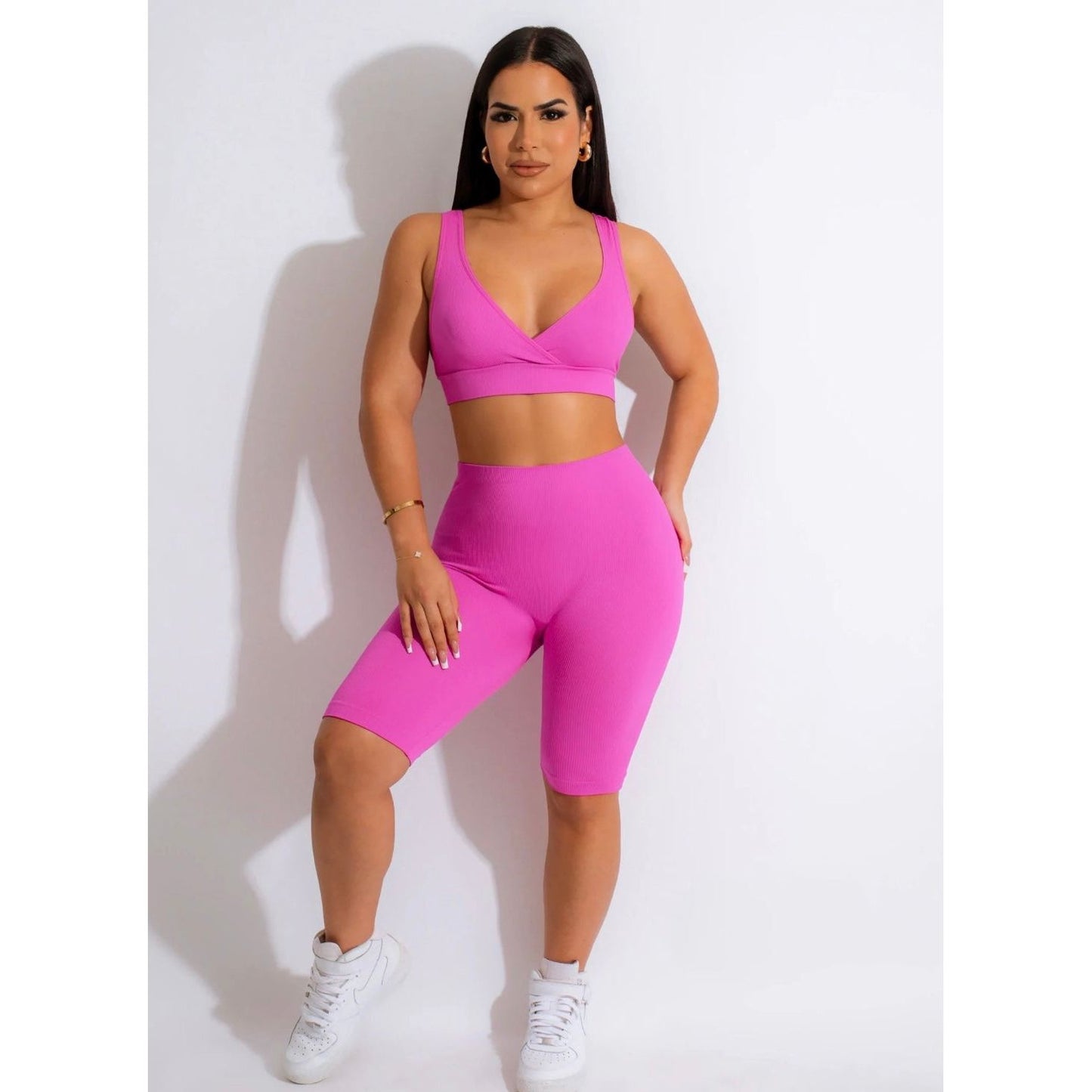 Roma Shorts Set- Pink Sale - London Glam Boutique