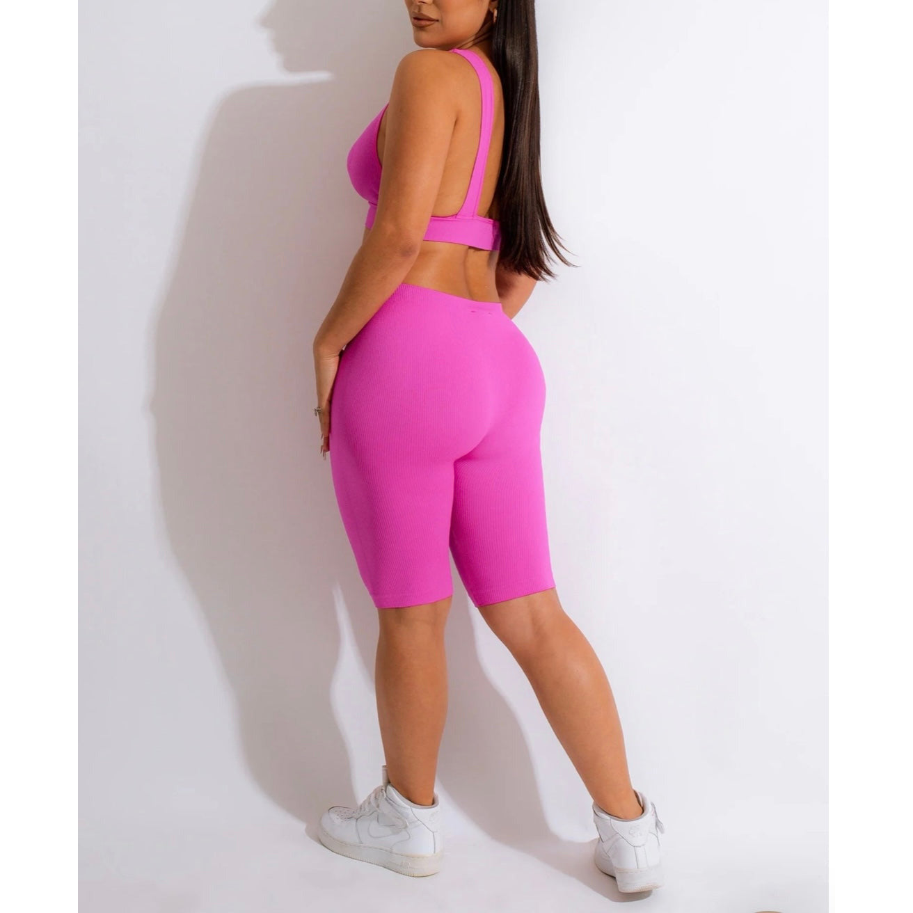 Roma Shorts Set- Pink Sale - londonglamboutique