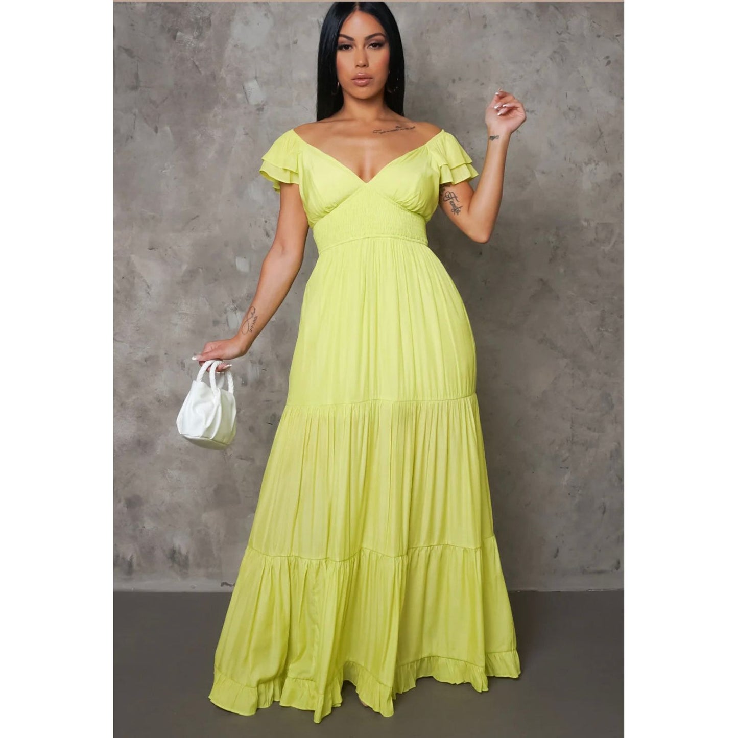 Lina Maxi Dress - London Glam Boutique