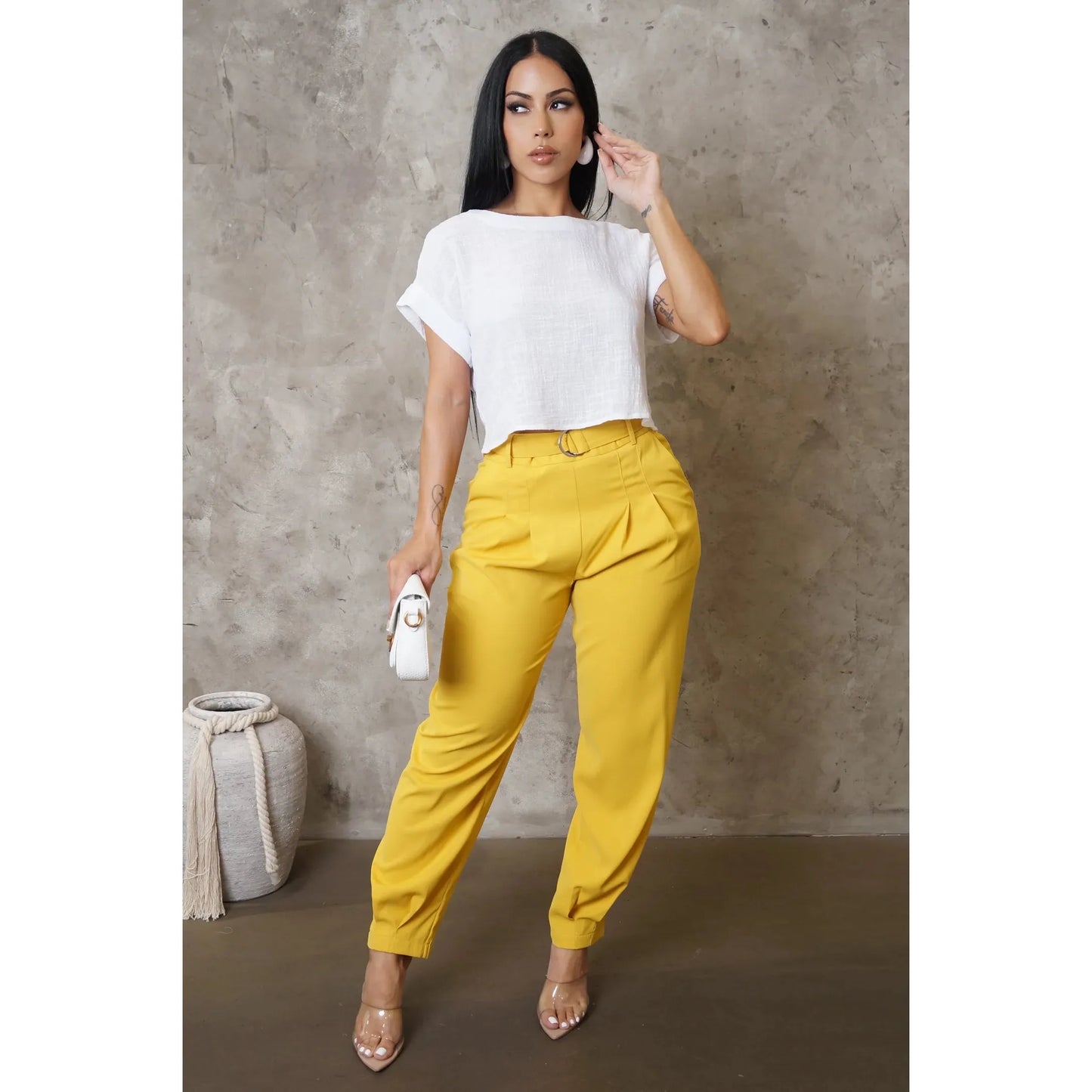 Canary Pants Bottom- New Spring (Yellow) - London Glam Boutique