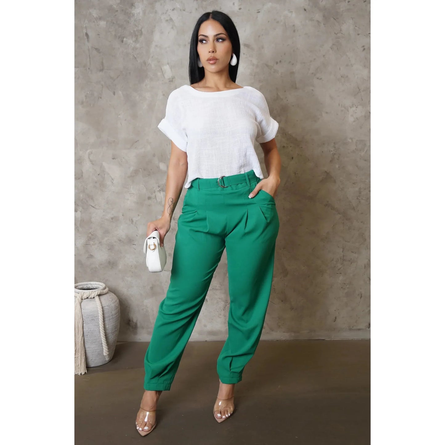 Canary Pants Bottom- New Spring (Green) - London Glam Boutique