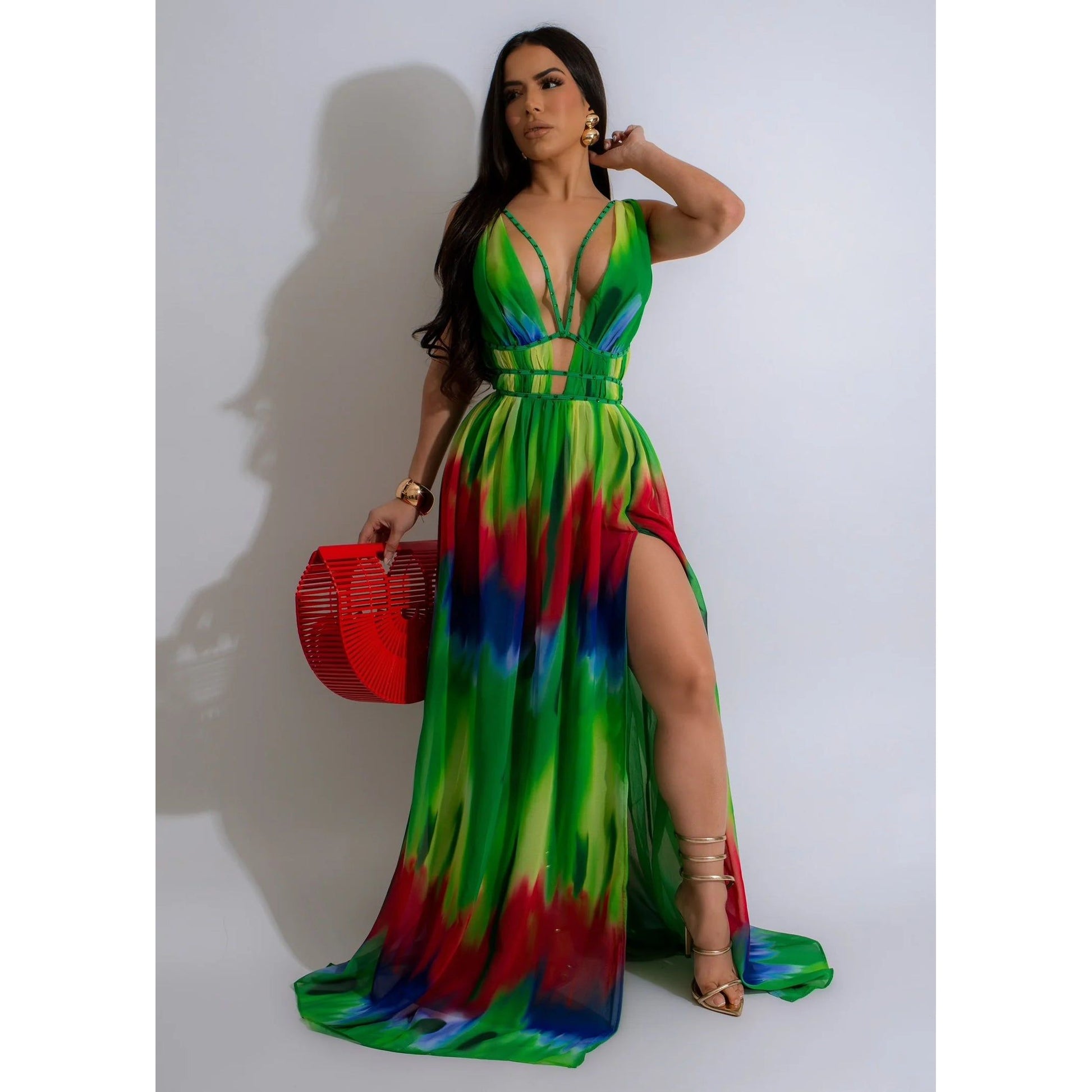 Floetry Maxi Dress- New Spring - London Glam Boutique