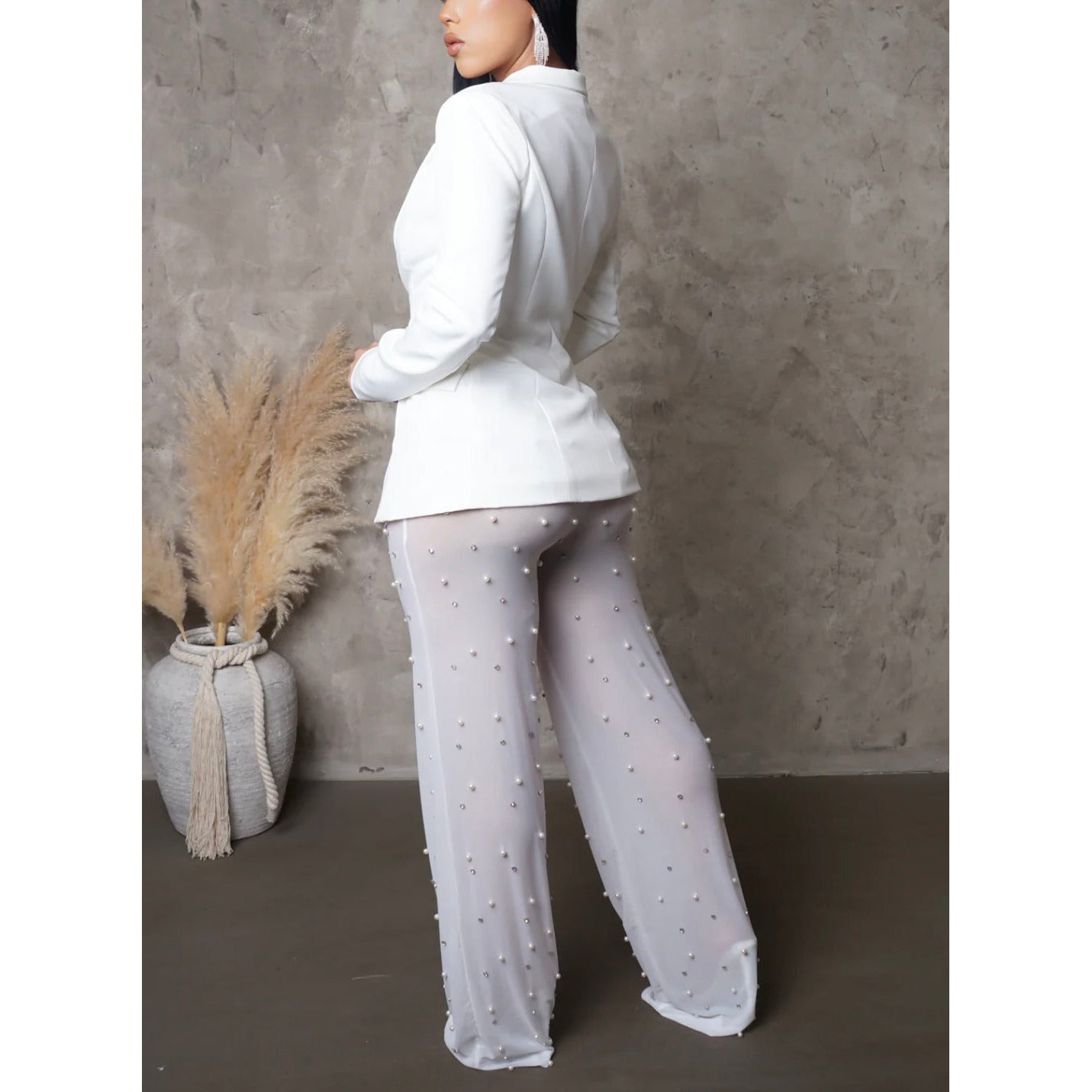 Cassie pants set - new - lux - londonglamboutique