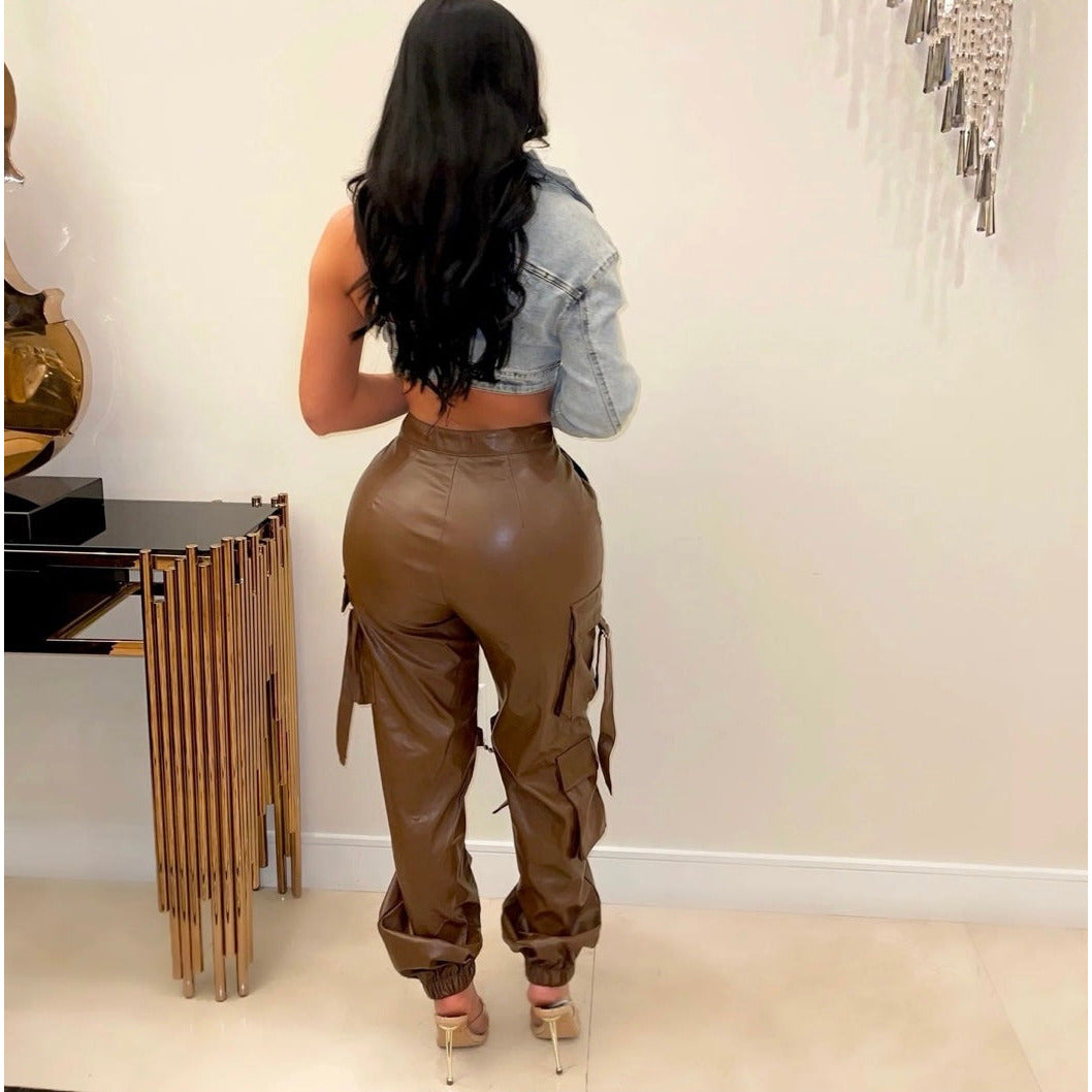 Goodie Pants - Bottom- New Brown - londonglamboutique