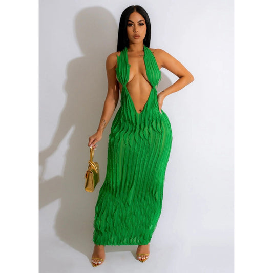 Kira maxi dress - sexy - London Glam Boutique