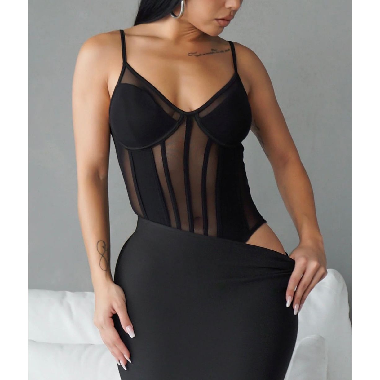 Bri Bodysuit-Top New - London Glam Boutique