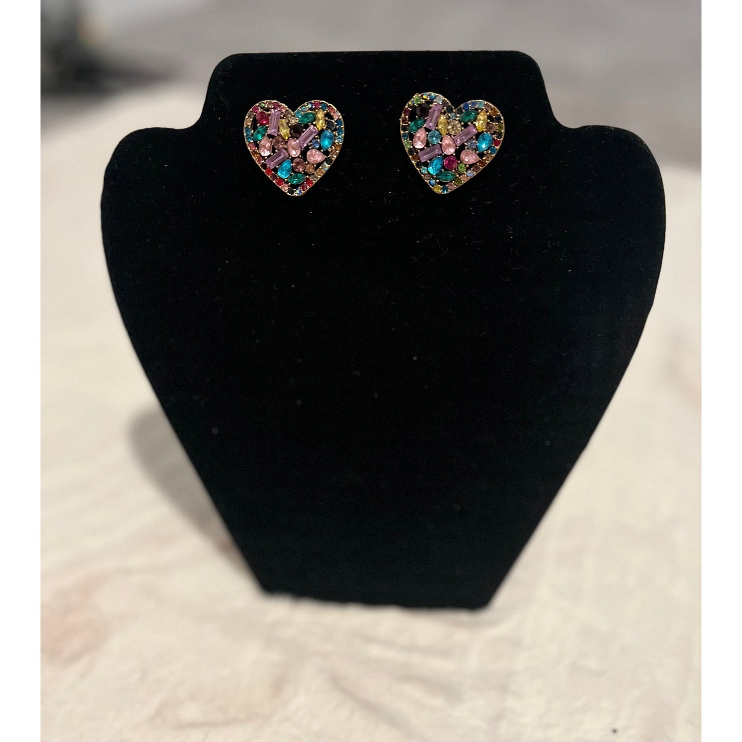 Heart Earrings-accessories New - London Glam Boutique