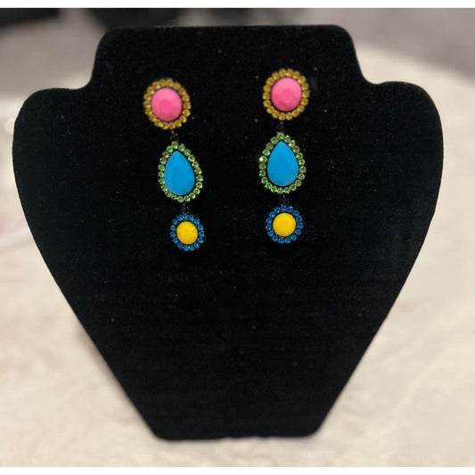 Pastel earrings-accessories New - London Glam Boutique