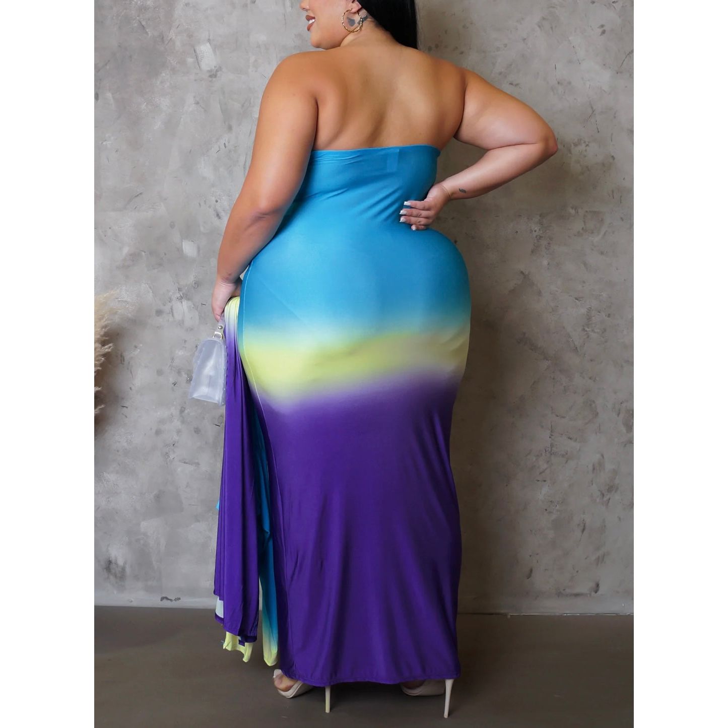 Reese Maxi Dress Curvy- New - London Glam Boutique