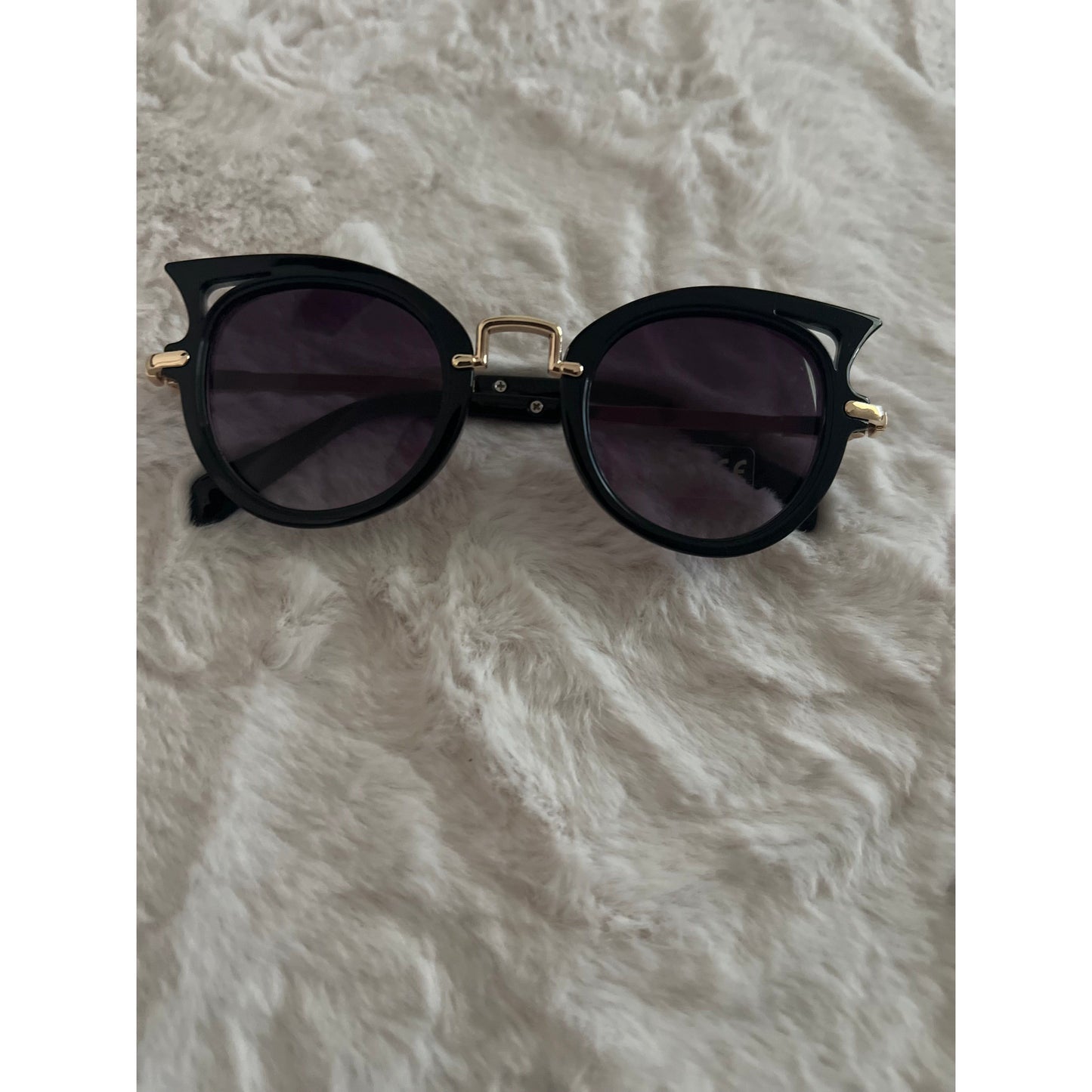 Cat Eye Sunglasses-Kids Black - London Glam Boutique