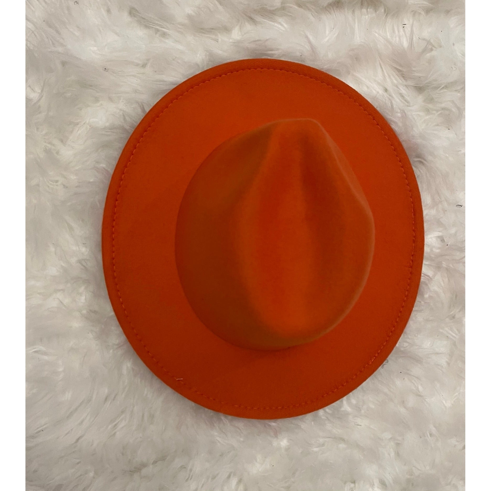 Orange/Purple Hat - londonglamboutique