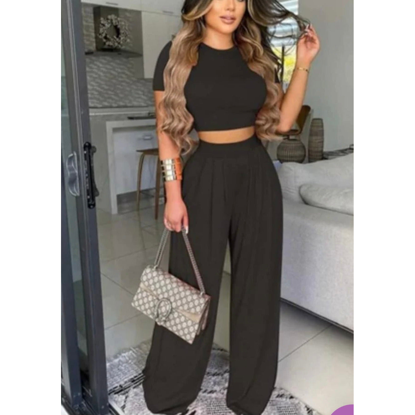 Becky Pants Set-New - londonglamboutique