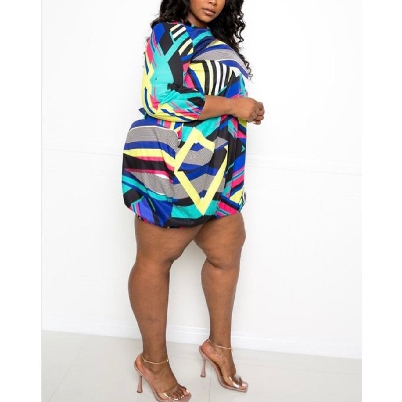 Ebony Dress- curvy - londonglamboutique