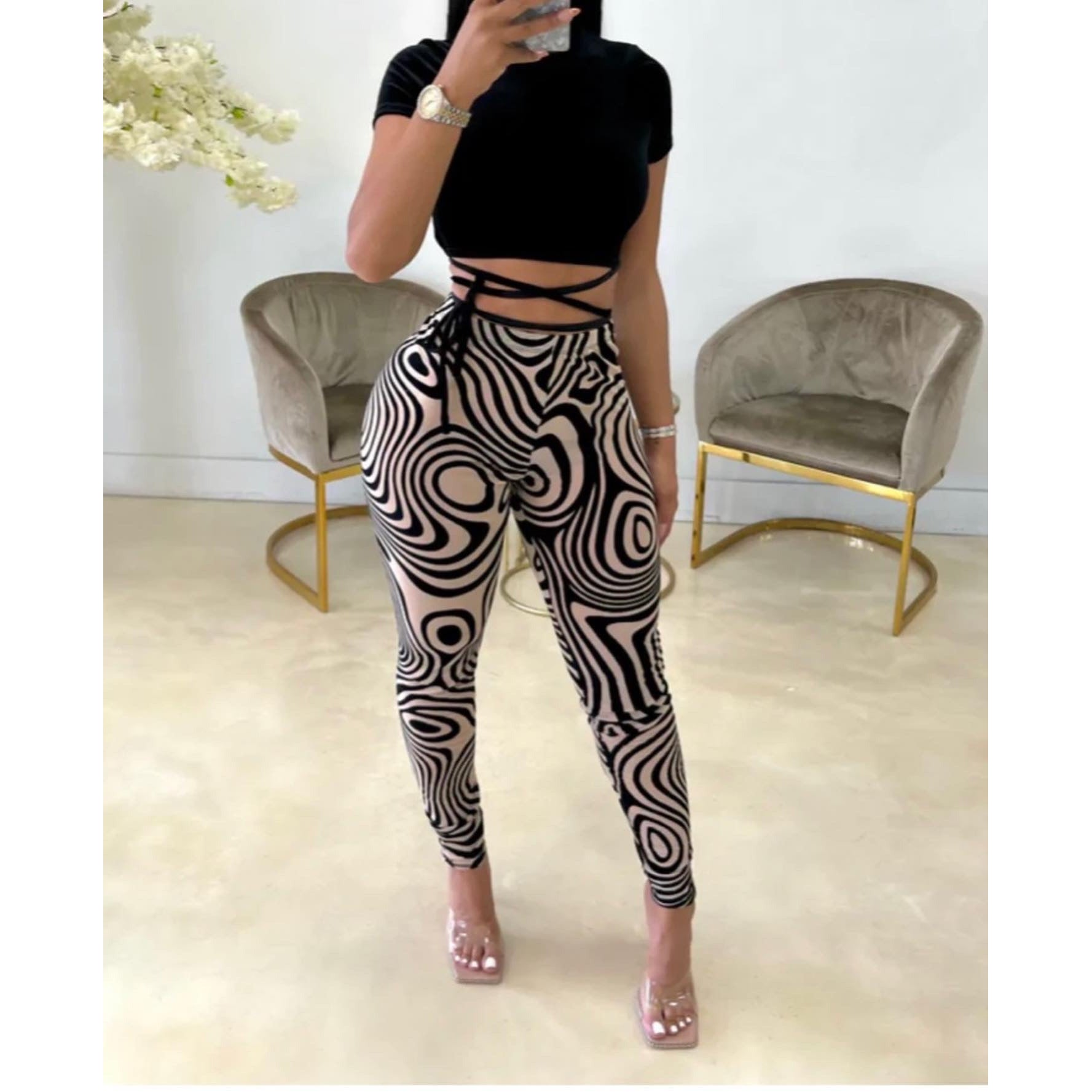 Amy Pants Sets - londonglamboutique